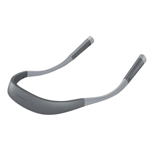 Neck Reading Light, Rechargeable, 5 Color Temperatures, 3 Brightness Modes, Perfect for Knitting & Reading (Gray)