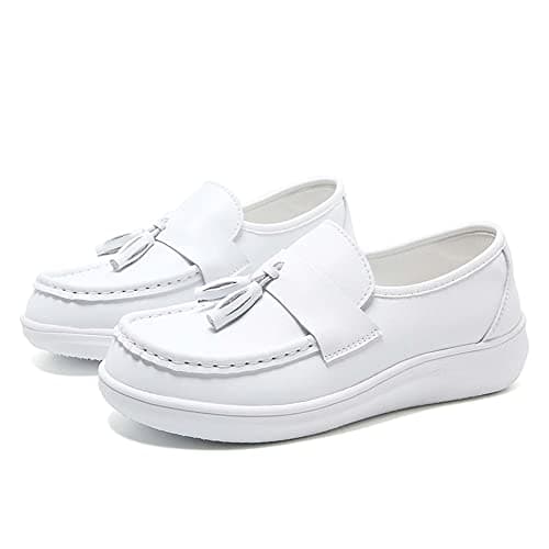 Hopelong Nurse Shoes for Women Nursing Shoes Zpatos para Trabajar en Restaurante de Mujer Flats for Women
Refined Title: Women's Nursing Shoes for Restaurant Work