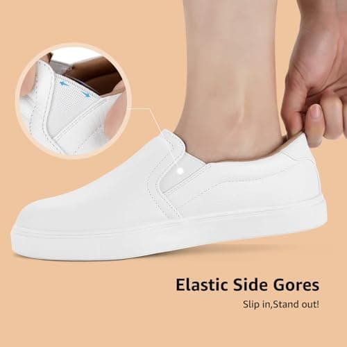 STQ Women's Slip-On Loafers: Comfortable Fall Business Casual Sneakers