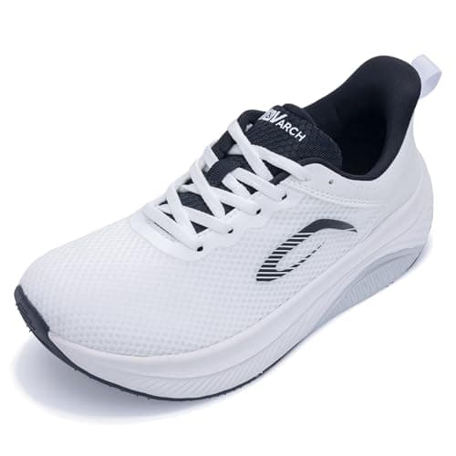 Women's Wide Toe Box Arch Support Walking Shoes for Plantar Fasciitis