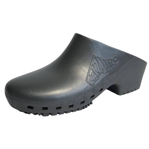CALZURO Classic Unisex Nursing Clogs - Non-Slip Kitchen Shoes - Autoclavable Rubber Design