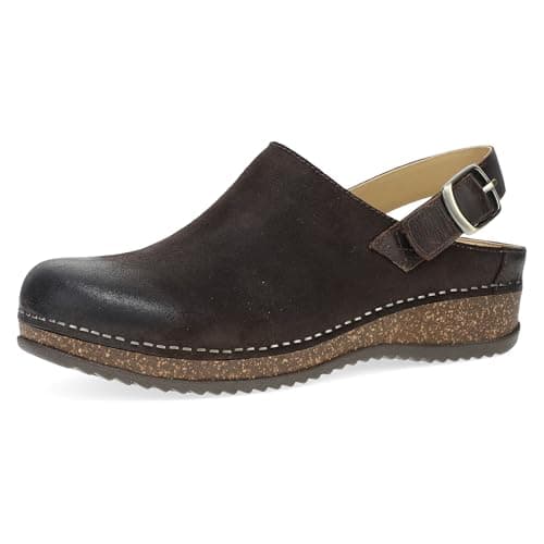Dansko Women's Merrin Sling-Back Mules - Durable & Comfortable Cork/EVA Midsole