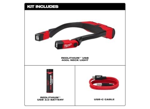 Milwaukee 400 Lumen Adjustable USB Work Light