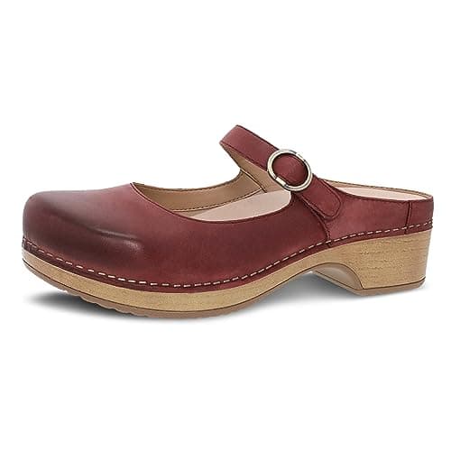 Dansko Bria Slip-On Mary Jane Mules for Women – Memory Foam, Arch Support, All-Day Comfort