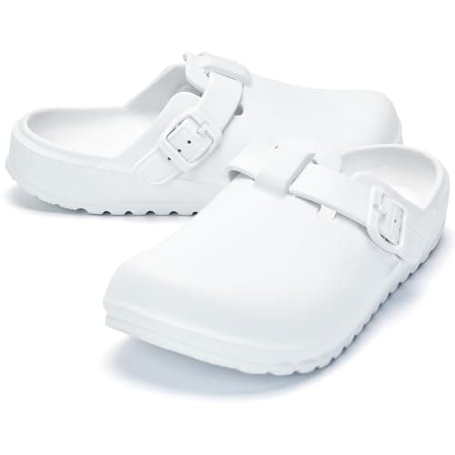 UPSOLO Women's Slip-On Nurses Clogs for Work and Garden