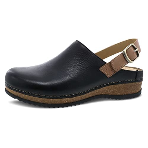 Dansko Women's Merrin Sling-Back Mules - Durable & Comfortable Cork/EVA Midsole