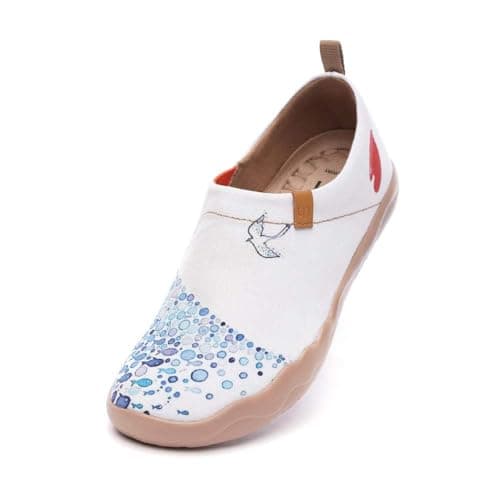 UIN Women's Floral Casual Slip-On Shoes Lightweight & Comfortable