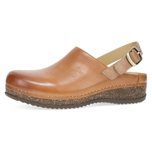 Dansko Women's Merrin Sling-Back Mules - Durable & Comfortable Cork/EVA Midsole