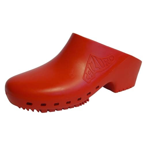 CALZURO Classic Unisex Nursing Clogs - Non-Slip Kitchen Shoes - Autoclavable Rubber Design