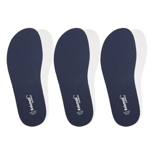Ultra-Thin Crocs Insoles for Comfort, Gardening, Nursing, Chef, Waterproof Boots Size 7/EU40 Grey