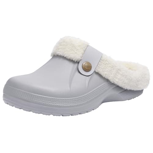 Classic Waterproof Fur Lined Winter Slippers for Men and Women