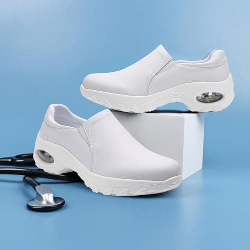 MXIKOCI Women's Lightweight Slip Resistant Nursing Shoes