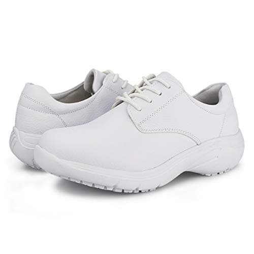 Hawkwell Women's Lightweight Slip Resistant Nursing Shoes Comfortable Lace-Up Work Shoes