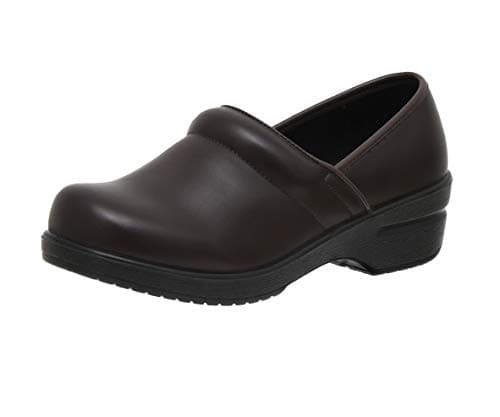 CUSHIONAIRE Women's Claire Slip-On Clog, Vegan Leather, Memory Foam Comfortheel