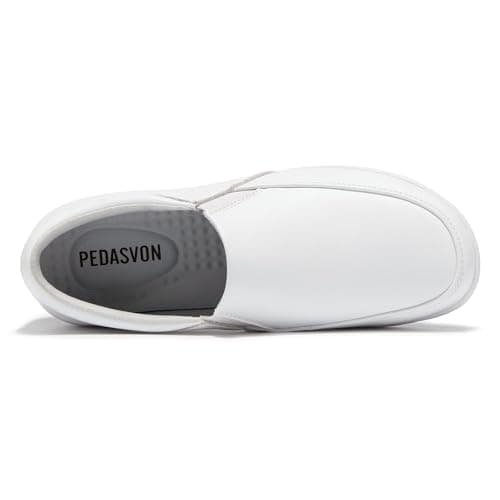 PEDASVON Women's Extra Wide Width Lightweight Slip Resistant Work Shoes