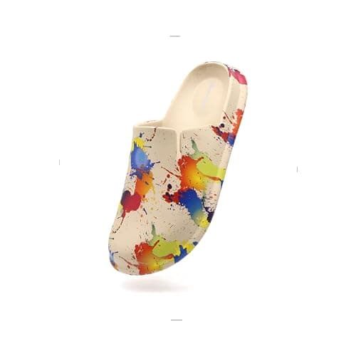Meetinspace Unisex EVA Clogs Wide Round Toe Lightweight Comfortable Couples Slip-On Shoes