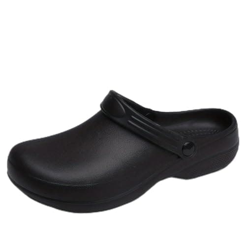 Hhhchpm Unisex EVA Clogs, Comfortable & Durable, Non-Slip, Oil-Resistant Kitchen Shoes