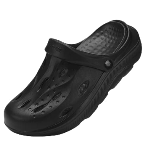Womens Mens Arch Support Clogs with Removable Insoles Non-Slip Beach Slippers