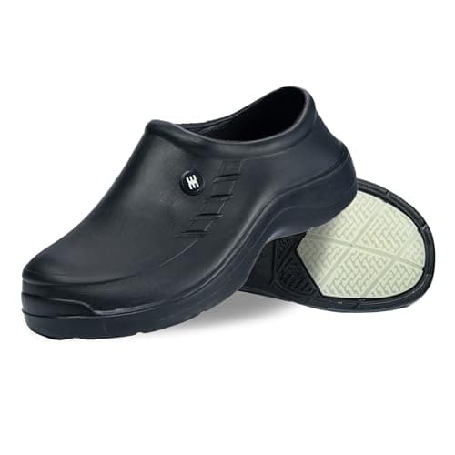 Evacol Non-Slip Men's Slip-On Work Clogs, Comfortable & Durable