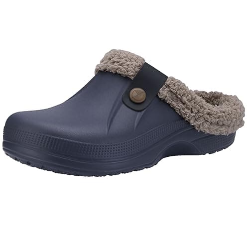 Classic Waterproof Fur Lined Winter Slippers for Men and Women
