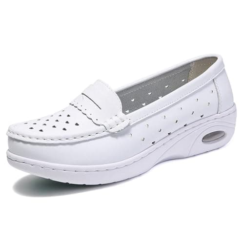 WCXTY Orthopedic Nursing Shoes for Women: Arch Support, Comfortable & Slip-Resistant, Breathable Work Shoes