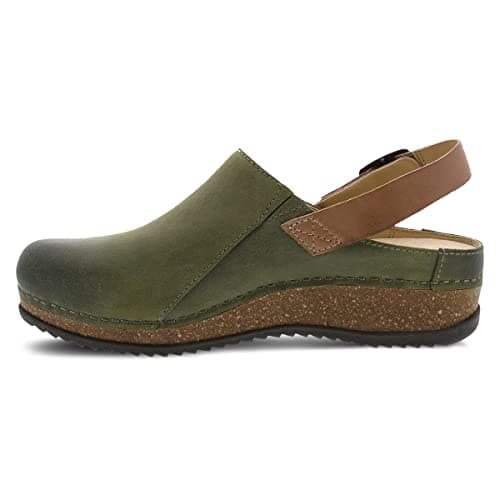 Dansko Women's Merrin Sling-Back Mules - Durable & Comfortable Cork/EVA Midsole