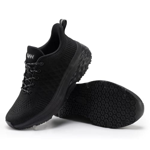 Womens Non Slip Water Resistant Walking Shoes for Chef Kitchen Food Service