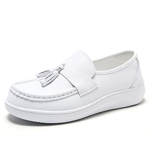 Hopelong Nurse Shoes for Women Nursing Shoes Zpatos para Trabajar en Restaurante de Mujer Flats for Women
Refined Title: Women's Nursing Shoes for Restaurant Work