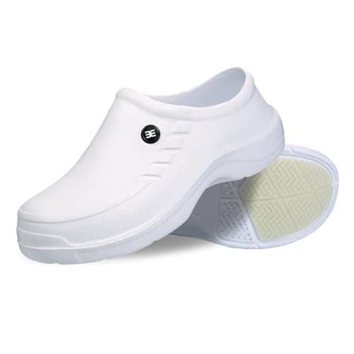 Evacol Non-Slip Men's Slip-On Work Clogs, Comfortable & Durable
