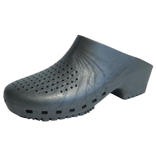 CALZURO Classic Work Clogs with Holes - Non-Slip Autoclavable Kitchen and Nursing Shoes