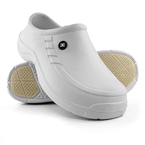 Evacol Non-Slip Men's Slip-On Work Clogs, Comfortable & Durable