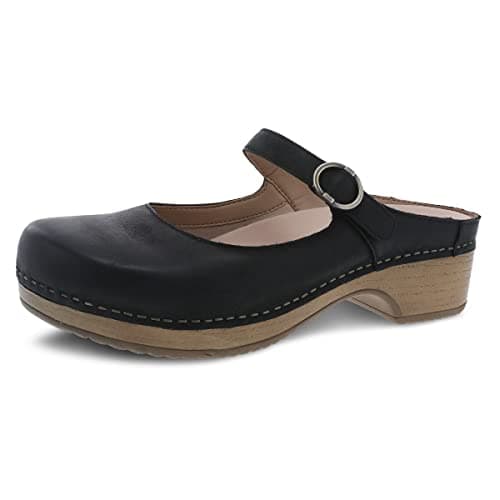 Dansko Bria Slip-On Mary Jane Mules for Women – Memory Foam, Arch Support, All-Day Comfort