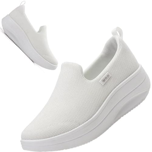 Roltte Women's Slip-On Nurse Shoes, Slip Resistant & Comfortable for Work