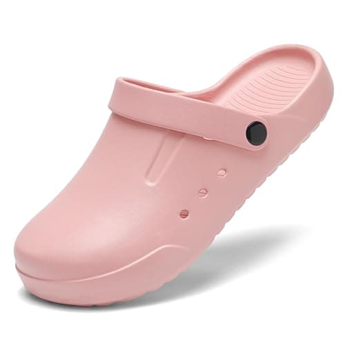 DAYUMKOU Lightweight Slip-On Clogs, Non-Slip for Men Women Work Nurses