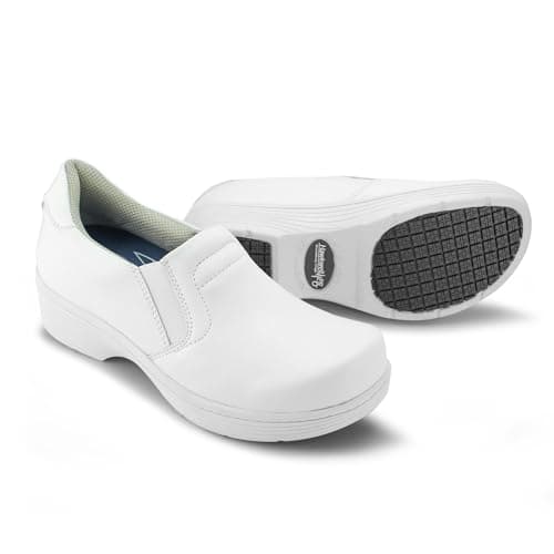 Hawkwell Pro Leather Nurse Clogs for Women