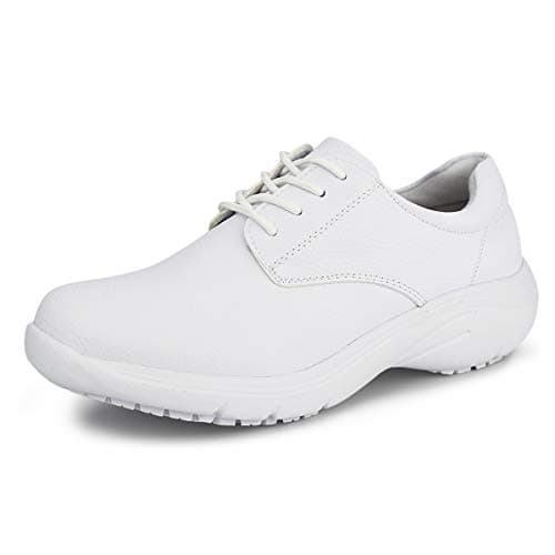 Hawkwell Women's Lightweight Slip Resistant Nursing Shoes Comfortable Lace-Up Work Shoes