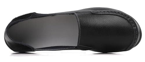 ANYUETE Women's Comfortable Leather Flat Loafers