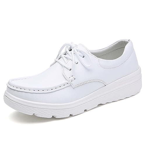 Hopelong Nurse Shoes for Women Nursing Shoes Zpatos para Trabajar en Restaurante de Mujer Flats for Women
Refined Title: Women's Nursing Shoes for Restaurant Work
