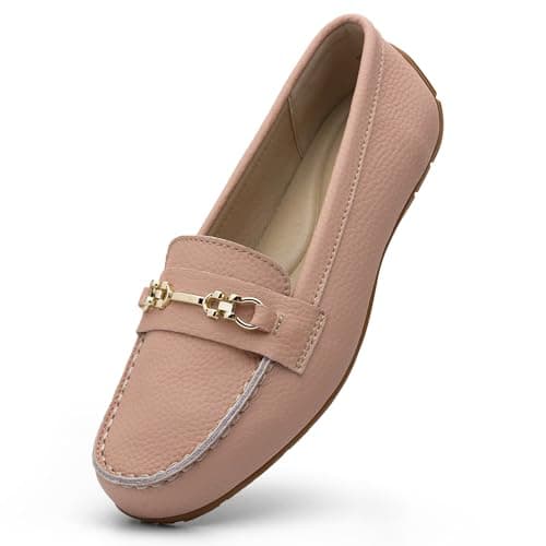 KORDAL Women's Lightweight & Comfortable Leather Loafers for Casual & Business
