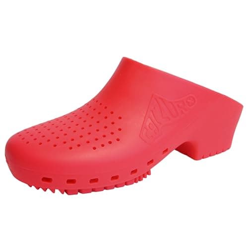 CALZURO Classic Work Clogs with Holes - Non-Slip Autoclavable Kitchen and Nursing Shoes
