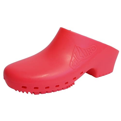 CALZURO Classic Unisex Nursing Clogs - Non-Slip Kitchen Shoes - Autoclavable Rubber Design