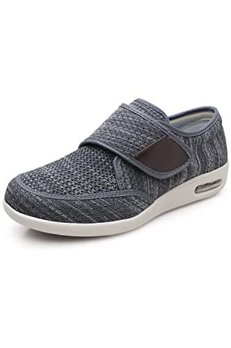 Men's Diabetes-Friendly Adjustable Sports Shoes with Anti-Slip Soles