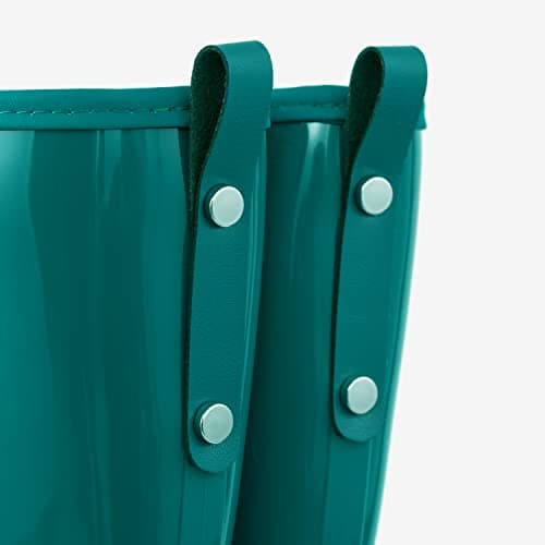 PlanOne Mid-Calf Waterproof Rain Boots for Women Outdoor Comfort.style