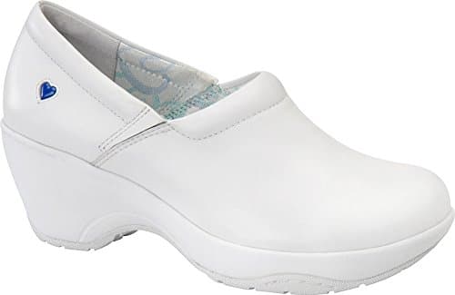 Nurse Mates Bryar Shoes - Full-Grain Leather, Slip-Resistant, Comfort Support, Black