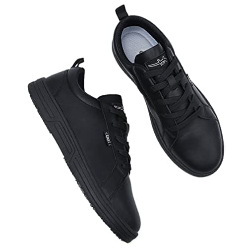 Non-Slip Work Shoes for Men and Women - Slip Resistant Chef & Nursing Shoes