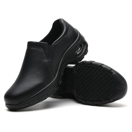 Women's Lightweight Slip Resistant Nursing Shoes for Food Service Comfort