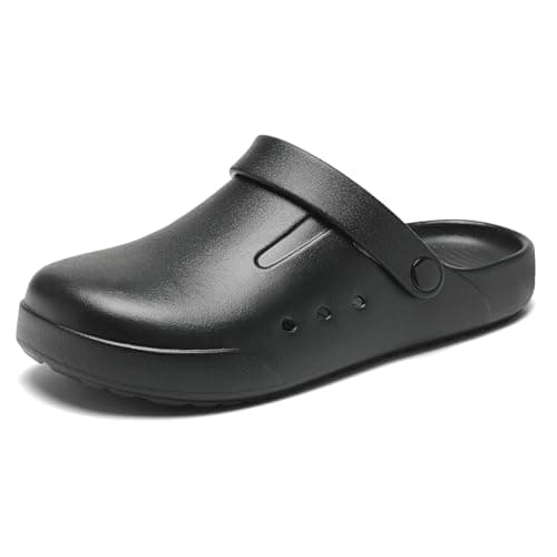 DAYUMKOU Lightweight Slip-On Clogs, Non-Slip for Men Women Work Nurses
