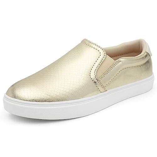 STQ Women's Slip-On Loafers: Comfortable Fall Business Casual Sneakers