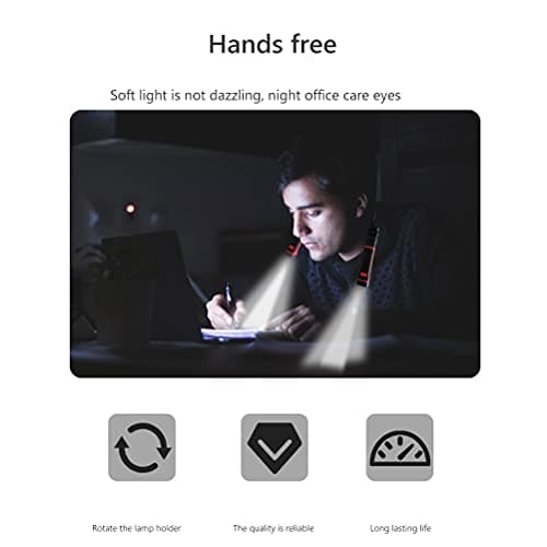 Hands-Free LED Reading Light, 2 Modes, Perfect for Reading, Knitting & Repairing