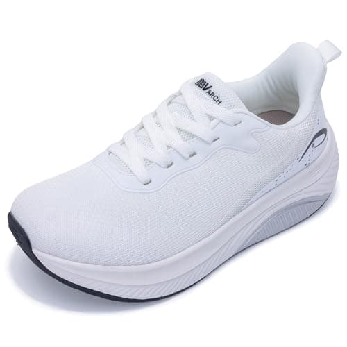 Women's Wide Toe Box Arch Support Walking Shoes for Plantar Fasciitis